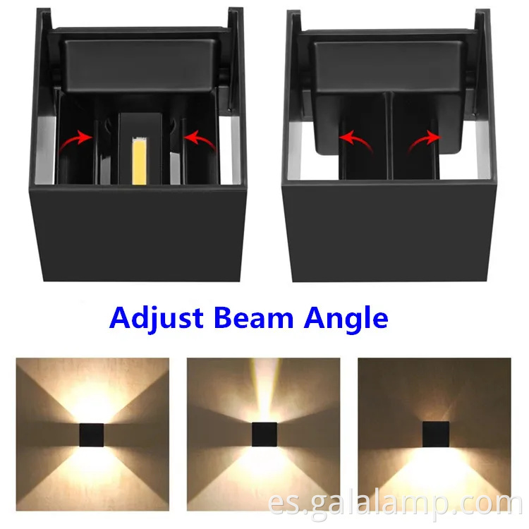 Luz de pared al aire libre inalámbrica con tecnología de sensor de movimiento